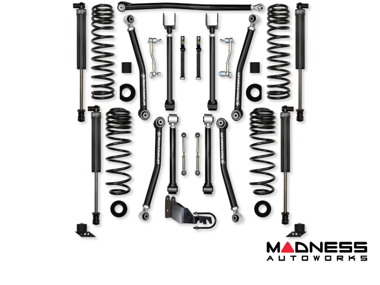 Jeep Wrangler JL Lift Kit - Rock Krawler - Adventure X - Stage 1 - 2021+ Jeep Wrangler JL Lift Kit - Rock Krawler - Adventure X - Stage 1 - 2021+